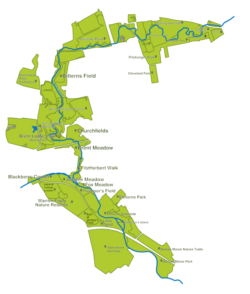 Map of the Brent River Park