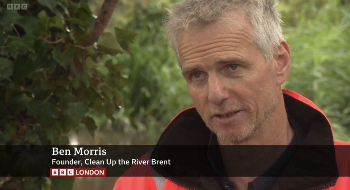 BRP Trustee Ben Morris talking sewage misconnections on BBC News