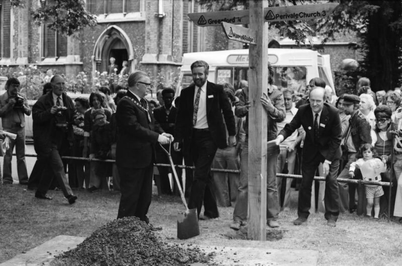 Inauguration of Brent River Park 1974. Photo by Colin Miell